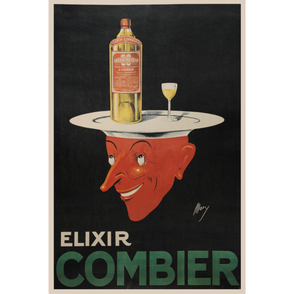 Affiche Nez Rouge de la Distillerie Combier
