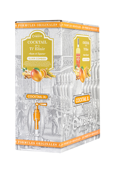 Cocktail Rhum / Elixir / Mangue BIB 3L de la Distillerie Combier