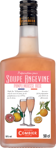 Préparation pour Soupe Angevine Pamplemousse Rose de la Distillerie Combier