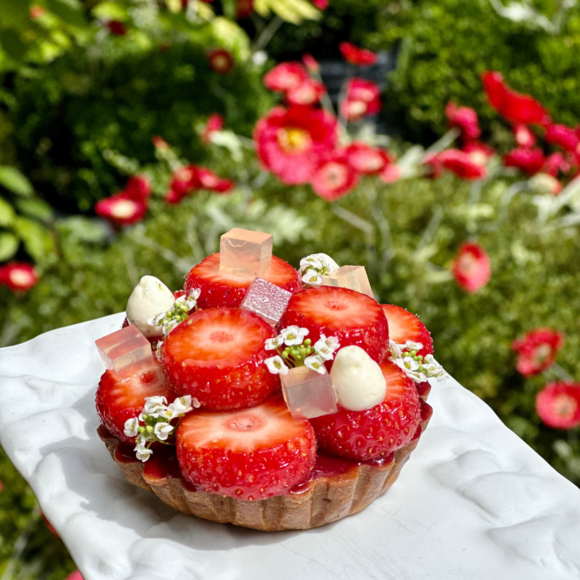 Recette Tartes aux fraises Combier