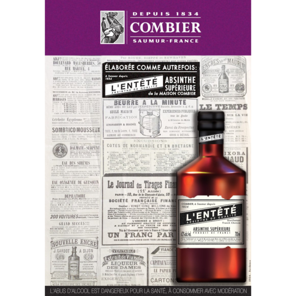 Affiche L'Entêté de la Distillerie Combier
