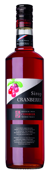 Sirop de Cranberry de la Distillerie Combier