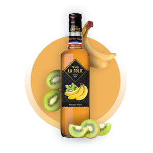 Bouteille Sirop Banane-Kiwi La Folie Combier