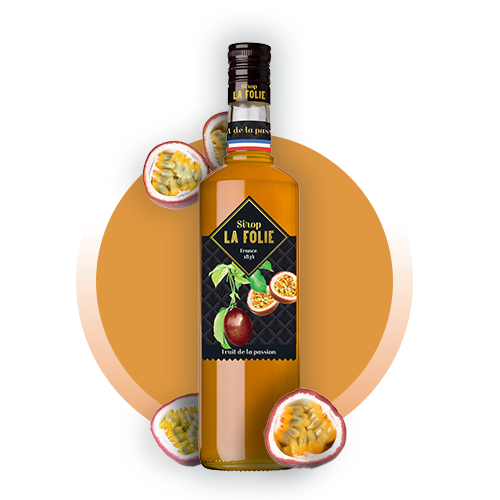 Bouteille Sirop Fruit de la Passion La Folie Combier