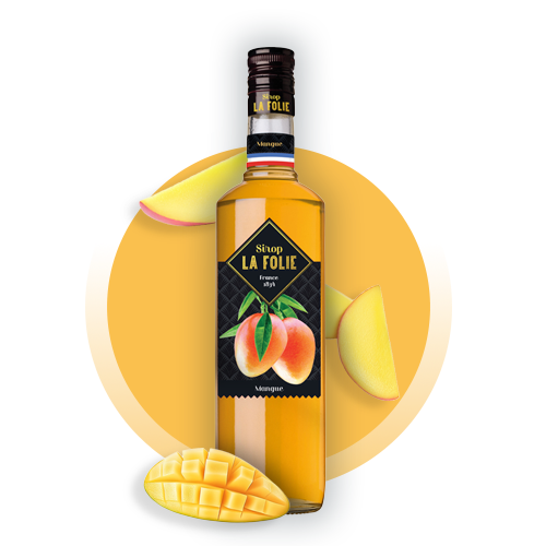 Bouteille Sirop Mangue La Folie Combier